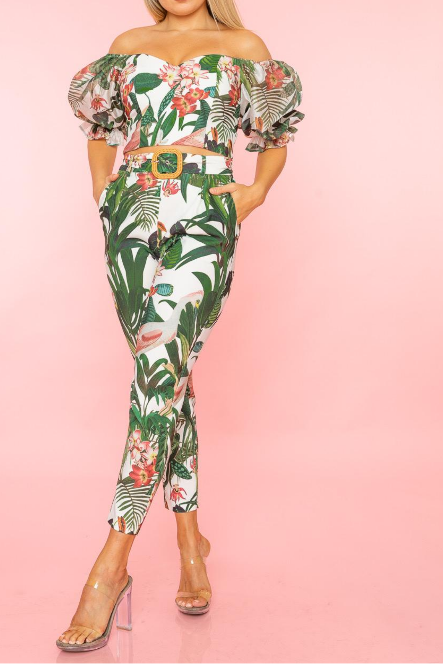 floral summer pants