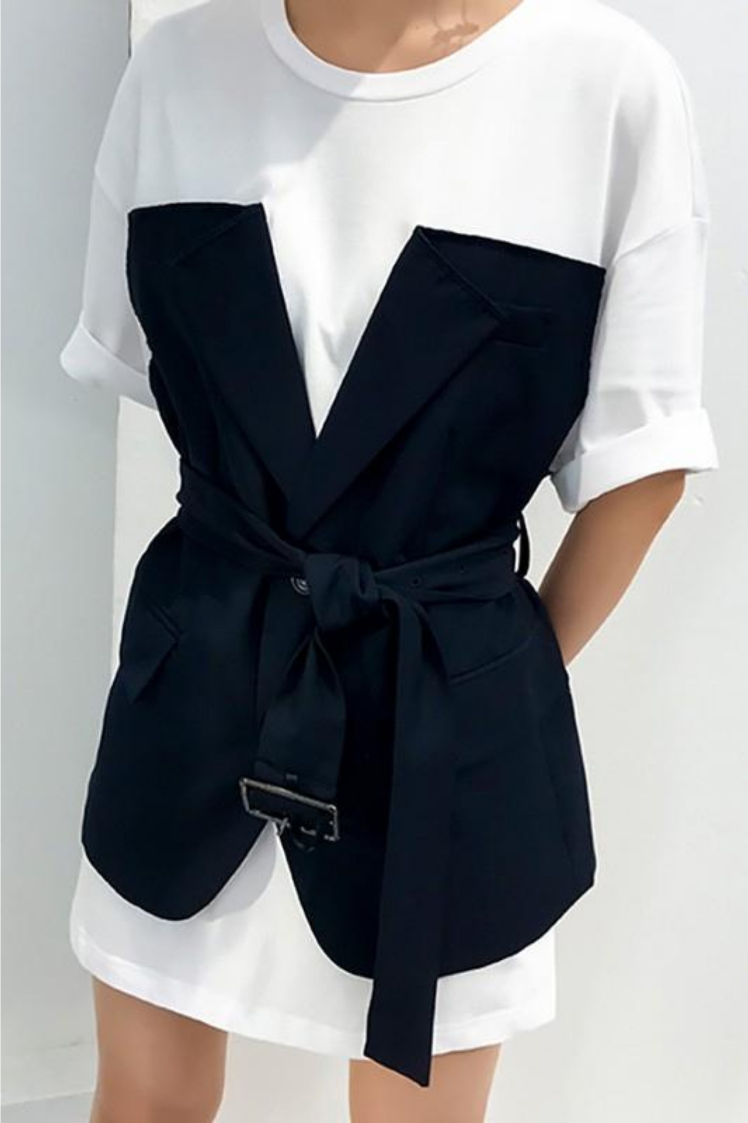 t shirt dress with belt outfit