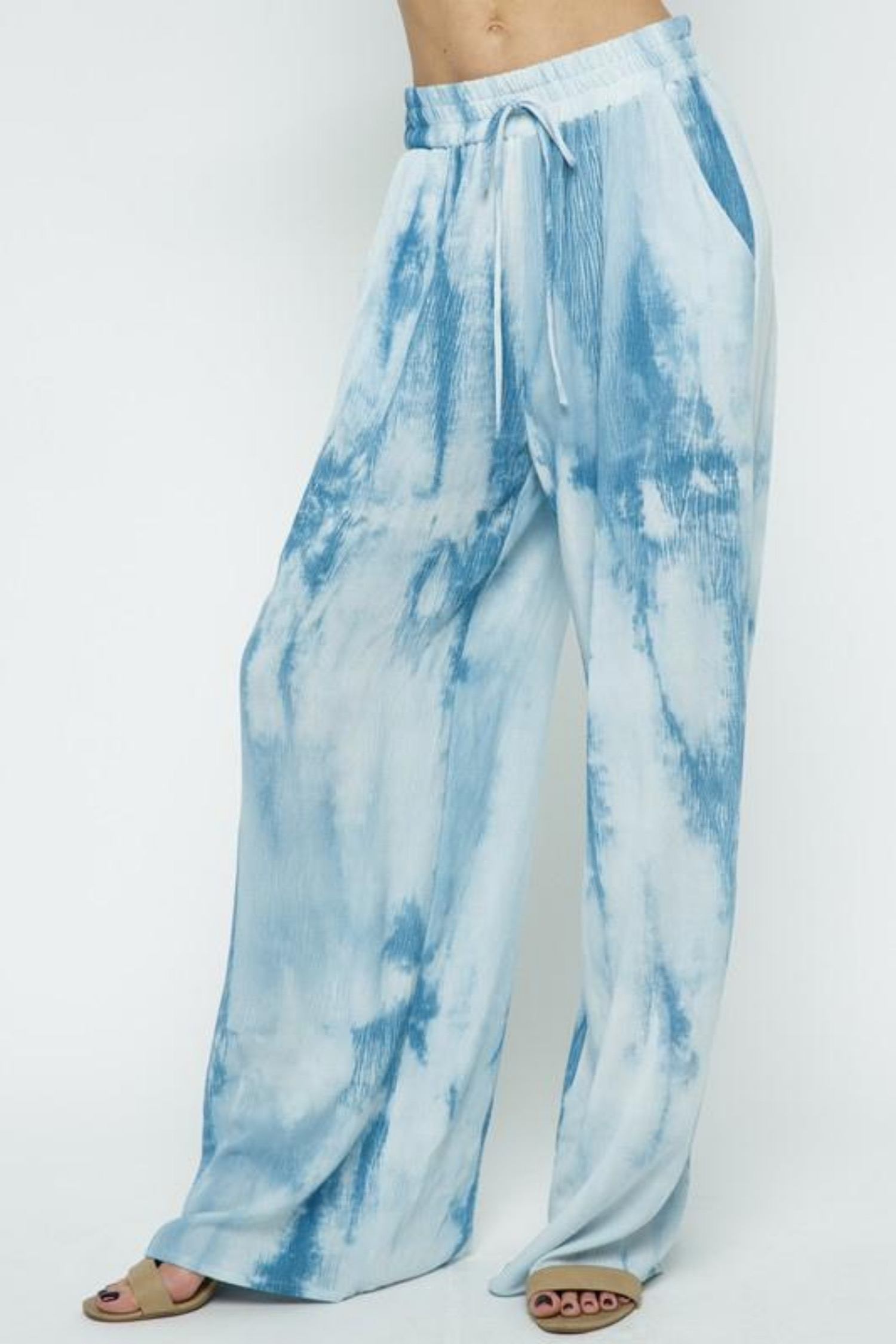 TIE DYE PALAZZO PANTS - Dress Hall Miami