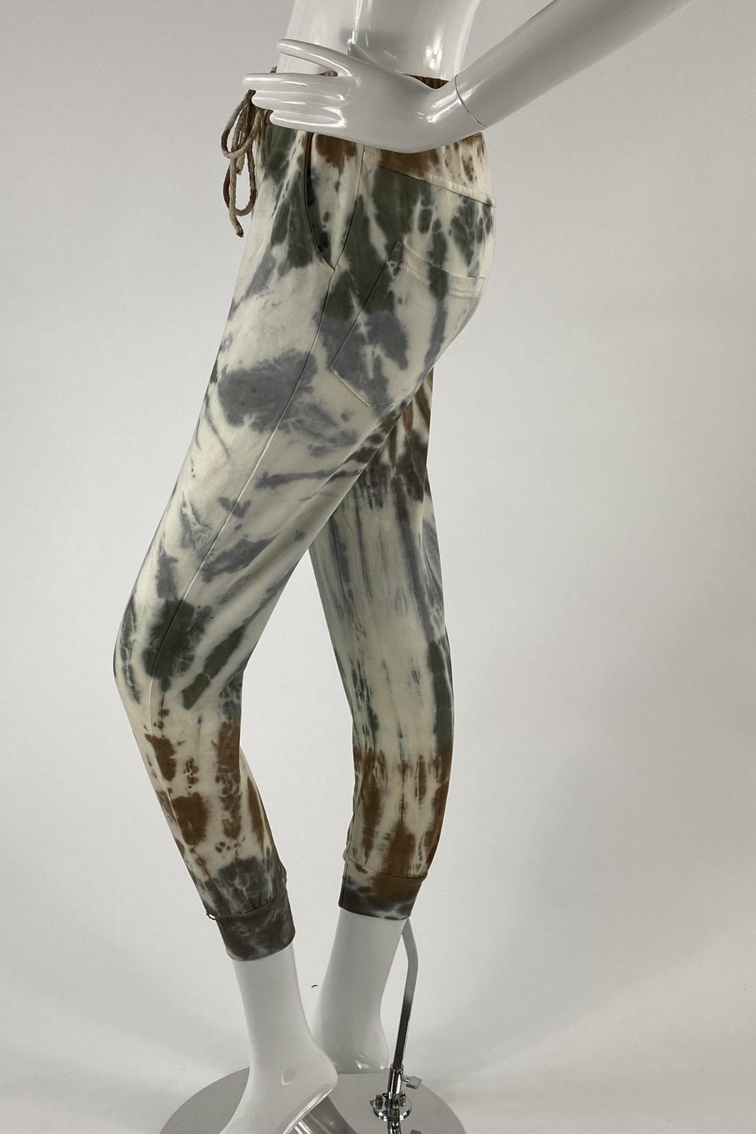 tie dye cuffed joggers