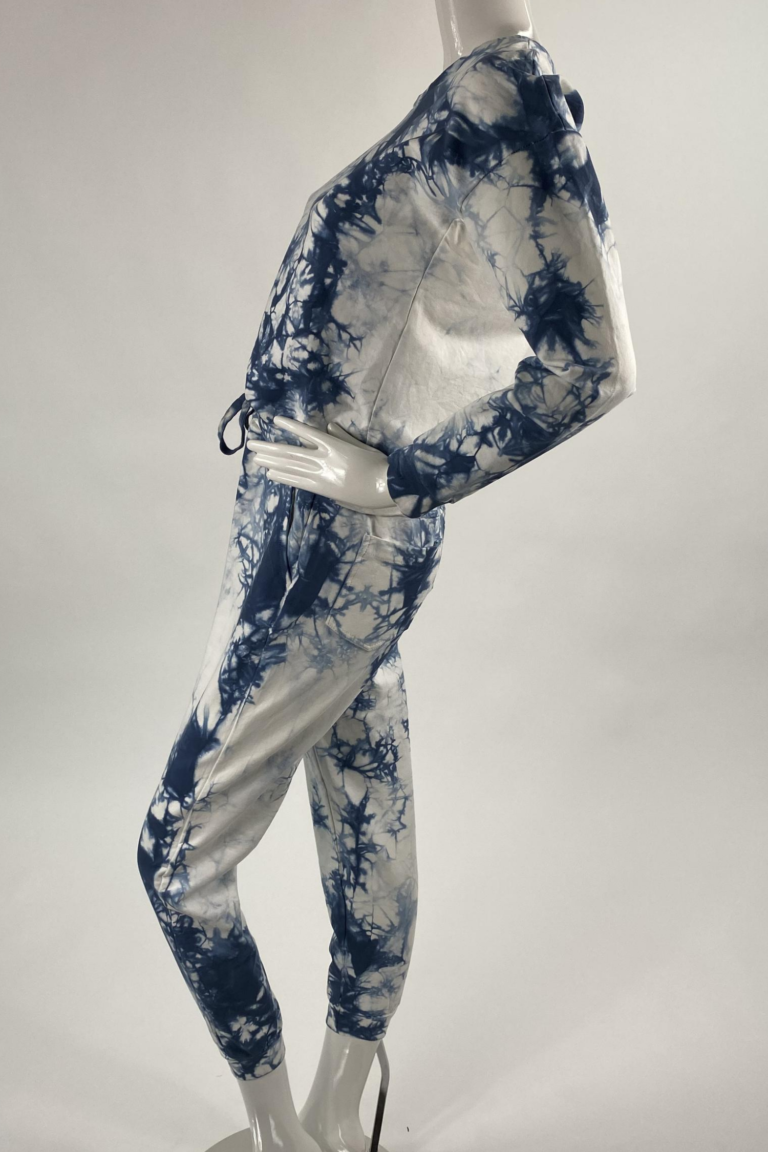tie dye cuffed joggers