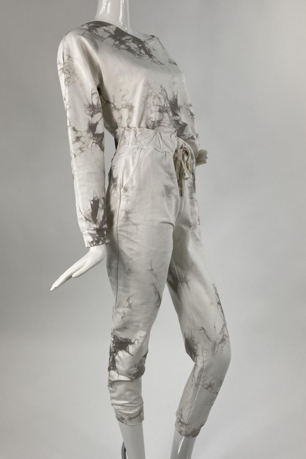 gray tie dye joggers