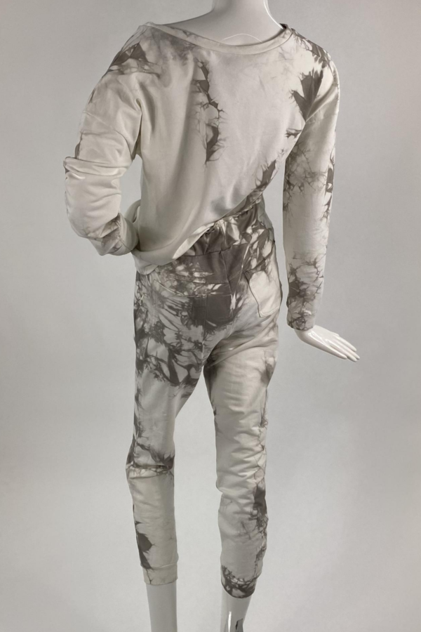 gray tie dye joggers