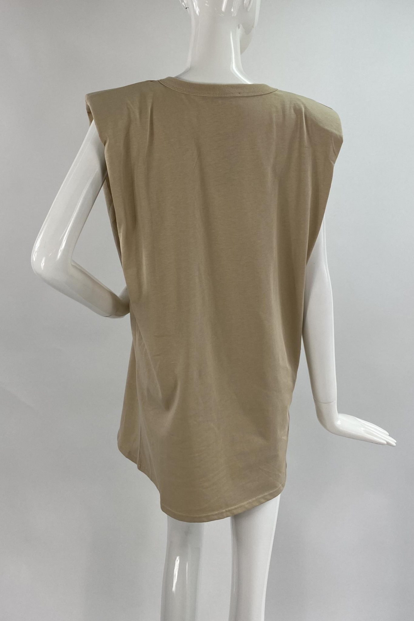 padded shoulder muscle dress
