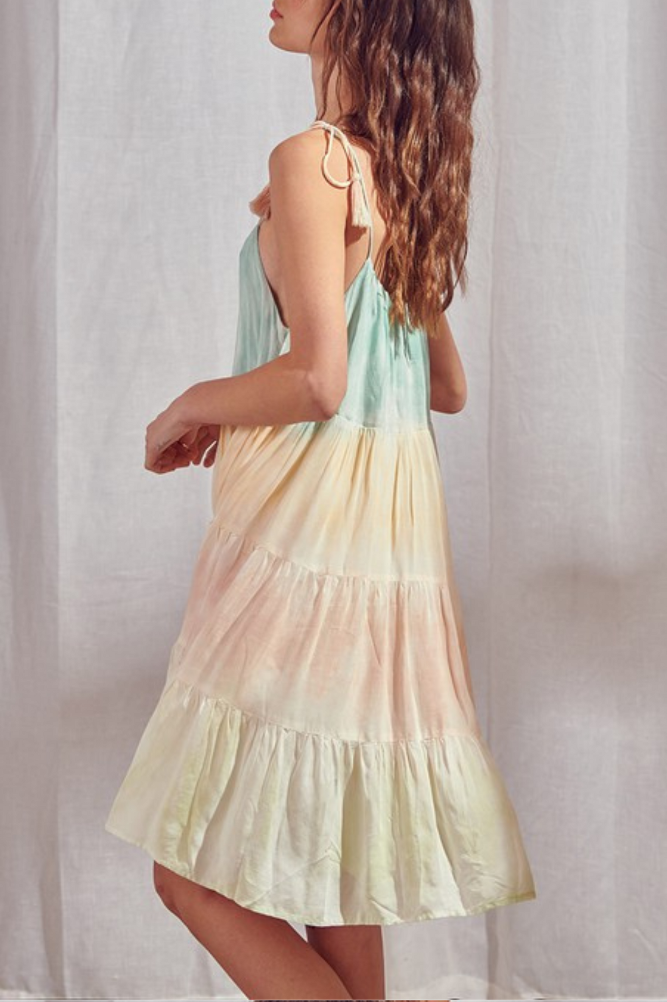 pastel shades gowns